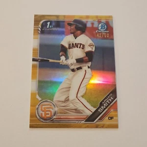 Bowman Draft Chrome Armani Smith Gold Refractor 2019/50 Giants (S1) - Imagen 1 de 2