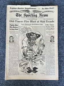 The Sporting News August 24 1960 “Old-Timers Blast At Slab Threads” VTG MLB - Picture 1 of 5