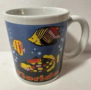 FLORIDA Kaffeebecher, Fisch Design (Top Zustand) - Bild 1 von 5