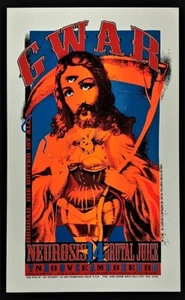 Gwar POSTER Neurose Brutaler Saft psychische Zündkerze Siebdruck Donovan Landau - Bild 1 von 1