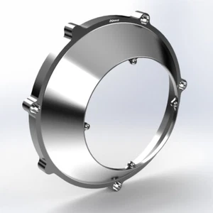 Carter frizione a secco Ducati argento - clutch cover Ducati dry clutch silver - Picture 1 of 1