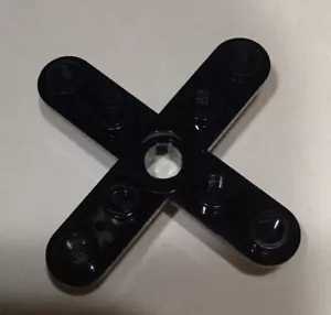 Lego Part 2479 Propeller 4 Blade 5 Diameter W/Rounded Ends & Open Hub Black (1) - Picture 1 of 3