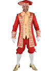 Pantomime Venetian Prince Charming Costume  - Red / Gold  