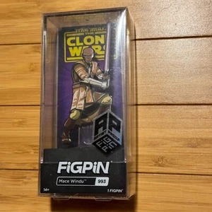 FiGPiN Mace Windu #993 AP ARTIST PROOF Star Wars Clone Wars Metallpin - Bild 1 von 2