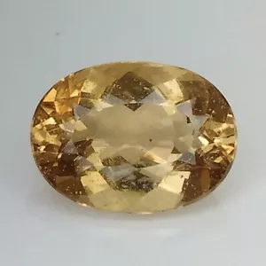 5,520 kt Attraktiver glänzender brauner natürlicher Morganit oval loser Edelstein, - Bild 1 von 1