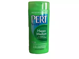 Pert Plus 2 In 1 Shampoo & Conditioner Happy Medium 13.5 Oz Normal Hair Disconti - Picture 1 of 5