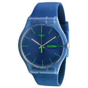 Swatch Blue Rebel Blue Dial Men's Watch SUON700