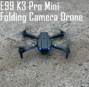 e99 k3 Folding Camera Drone, Dual Camera, Beginner Drone, Easy Connect to Phone - Picture 1 of 6