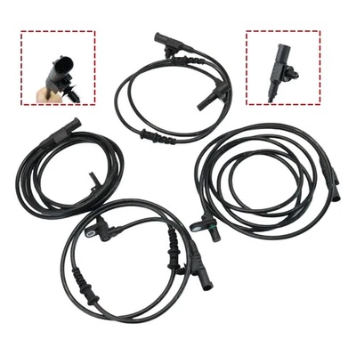 4X Sensor de velocidad de rueda delantero y trasero ABS para Mercedes-Benz Sprinter 2500 3500 3,0 L Foto 1 de 4