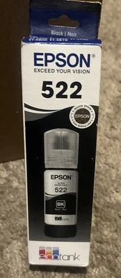Botella de tinta Epson 522 EcoTank de ultra alta capacidad negra (T522120-S) EXP 4/29 Foto 1 de 4