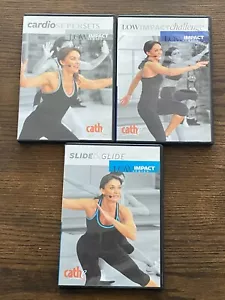 3 DVD Lot CATHE FRIEDRICH LOW IMPACT SERIES ATHLETIC TRAINING Exercise WORKOUT - Imagen 1 de 8