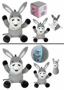 Happy People - Esel Plüsch 4er Set Plüschtier Spielzeug Kuscheltier Kleinkinder - Bild 1 von 3
