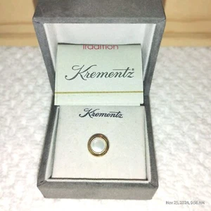 VTG NIB Kromentz Tie Pin/Tack. Pearl And Gold Rolled. - Picture 1 of 5