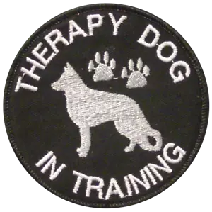 Therapiehund im Training K9 Patch (3,5") - Bild 1 von 1