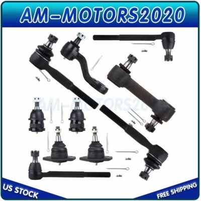 Kit de suspensión para Chevrolet C10 Suburban 1973-1982 junta de rótula de varilla de amarre 10x Foto 1 de 3