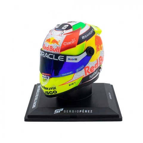 2023 Sergio Perez Red Bull Racing F1 Replica 1:4 Scale Helmet Cover