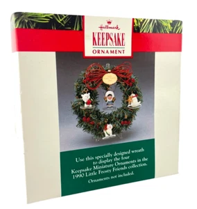 Hallmark Keepsake Ornament Little Frosty Friends Memory Wirnalda De Colección 1990 - Imagen 1 de 9