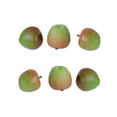 Miniatur Obst Äpfel 1 cm, Deko Lebensmittel Markt Deko, Wichtel - Bild 1 von 4