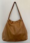 American Leather Co Camel Leather Handbag Purse with Zipper and Pockets
