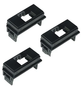 3 pz. ADATTATORE PORTAFRUTTO TICINO BTICINO LIVING NOW NERO PER KEYSTONE - Foto 1 di 1
