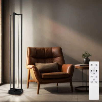 Piantana Lampada di Design LED Luce Del Giorno Dimmerabile Telecomando H 123cm - Immagine 1 di 4
