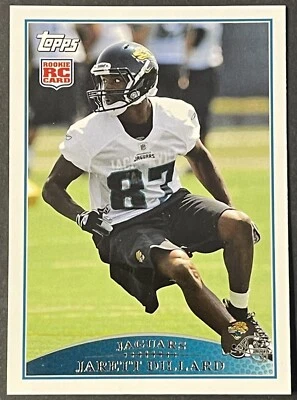 2009 Topps Football #379 Jarett Dillard ROOKIE CARD RC Jacksonville Jaguars - Image 1 of 2