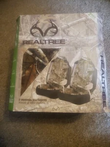 NEW Realtree Edge Camo 2pc Universal Seat Covers - Car Van SUV New - Picture 1 of 3