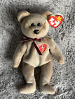 1999 Signature Bear Beanie Baby Plush Stuffed Animal Collectable Soft Kids Toy