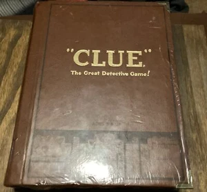 Clue Detective Game Library Classic Games Hasbro 2011 Book Style Bookshelf NEW - Picture 1 of 7