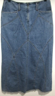 VINTAGE CAMBRIDGE DRY GOODS COMPANY DENIM MAXI SKIRT WOMENS SIZE 6 - Image 1 of 2