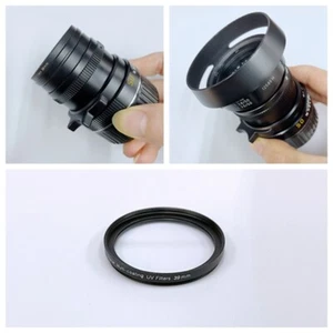 Multi-Coating UV Protection Filter For Leica E39 39mm Lens Filter Silver/Black - Picture 1 of 10