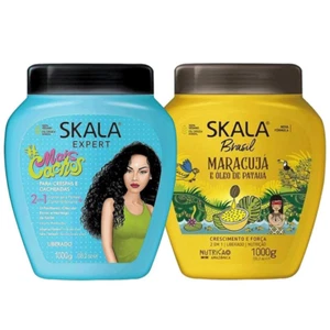 SKALA Hair Care Set Mais Cachos & Passion Fruit Cream Combo: Frizz Control Set - Picture 1 of 7