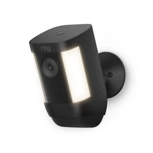 Ring Spotlight Cam Pro Battery by Amazon | Outdoor Security Camera 1080p | Black - Picture 1 of 7