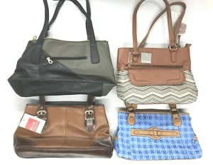 Women's New Top-Zip Double Handle Handbags -Choice Color & Style - Picture 1 of 11
