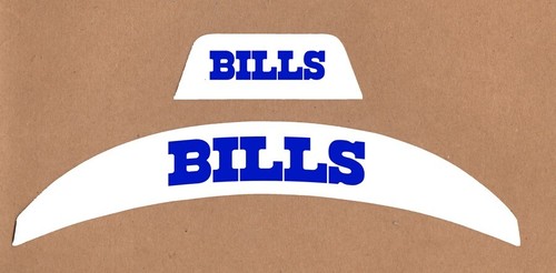 NOS Full Size Buffalo Bills Riddell SpeedFlex Helmet Bumper Decals ...