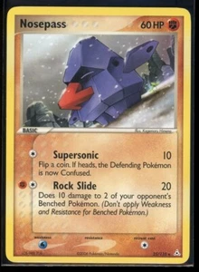 Pokemon Card Nosepass Ex Holon Phantoms 25/110 Non-Holo Rare English - NM - Picture 1 of 2