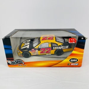Hot Wheels NASCAR #22 Ward Burton 2002 1:24 Scale Caterpillar Car - New Sealed - Picture 1 of 6