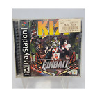 KISS Pinball (Sony PlayStation 1 PS1) etichetta nera con manuale