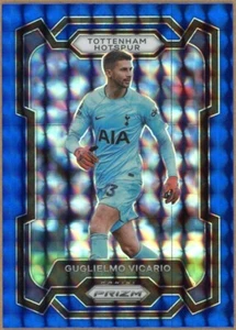 2023-24 Panini Prizm English Premier League Prizms Blue Mosaic Guglielmo Vicario - Picture 1 of 4