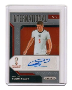 Conor Coady 2022 Panini World Cup Prizm International Ink Auto England - Bild 1 von 2