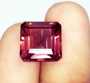 Natürlicher Padparadscha Saphir 10 kt zertifiziert lose Edelsteine Quadratschliff Edelsteine O84 - Bild 1 von 9