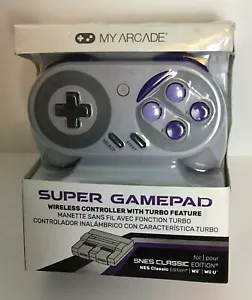 MY ARCADE Super Gamepad Wireless Turbo Controller for NES & SNES Classic Edition - Picture 1 of 3