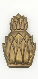 Vintage 1980's Large Brass Pineapple Heavy Door Knocker 6 x 4 - Picture 1 of 3