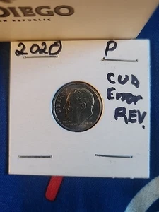 2020 Roosevelt Dime Philadelphia With Die Chip On Torch Rev. RARE FIND!! - Picture 1 of 5