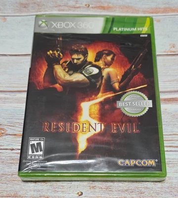 Resident Evil 5 Platinum Hits Xbox 360 New Sealed *Read Description* - Image 1 of 4