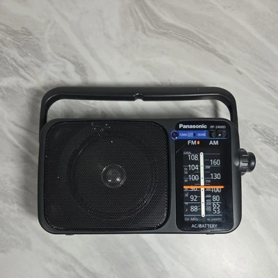 Panasonic Portable 2 Band Am/fm Radio - Black Rf2400 - Working - Image 1 of 4