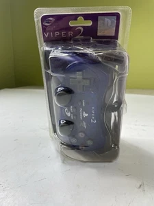Nyko Viper 2 Clear Purple Controller-Inserts/Retro (PlayStation 2, PS2) NEW - Picture 1 of 5