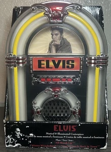 *UNTESTED* Elvis Presley Jukebox Musical & Illuminated Centerpiece -In Packaging - Picture 1 of 4