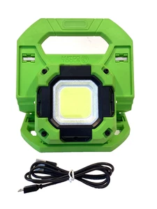 Matco Tools MHL1100G 1100 Lumen GREEN Flat Cordless Work Light Snap In Hang Hook - Bild 1 von 11