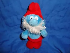 Papa Smurf small Vintage Plush Peyo 1981 Ganzbros 6.5" - Bild 1 von 7